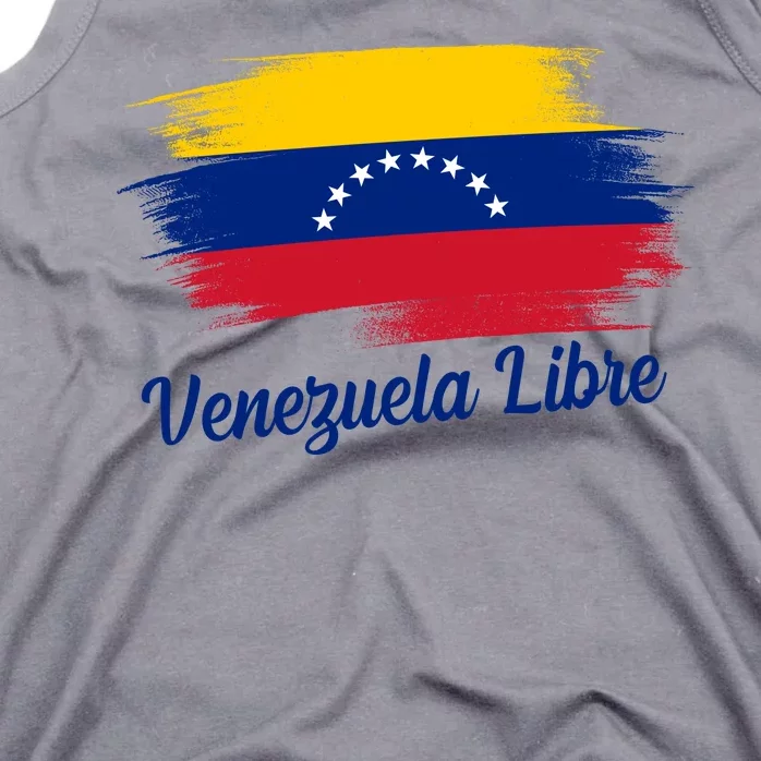 Venezuela Flag Proud American Venezuela Libre Tank Top