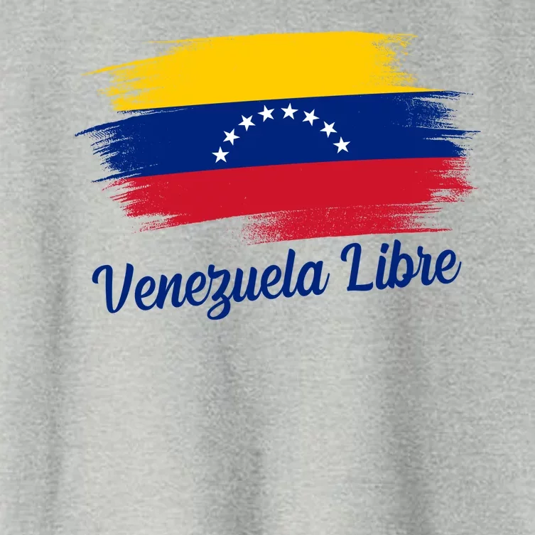 Venezuela Flag Proud American Venezuela Libre Women's Crop Top Tee