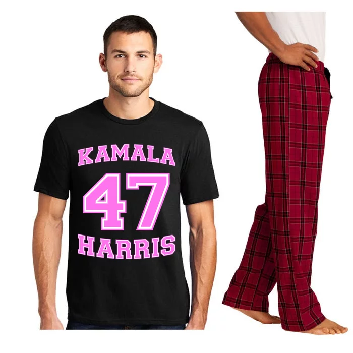 Varsity First President Harris 2024 Kamala Harris 47 Gift Pajama Set