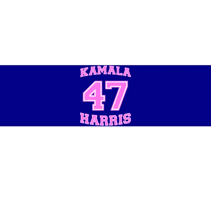 Varsity First President Harris 2024 Kamala Harris 47 Gift Bumper Sticker