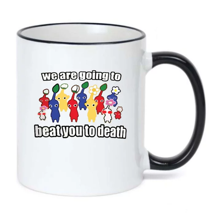 Very Friendly Pickmin Black Color Changing Mug