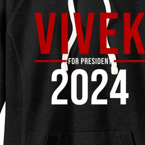 Vivek For President 2024 Election Women's Fleece Hoodie