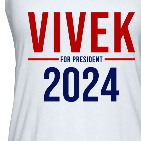 Vivek For President 2024 Election Ladies Essential Flowy Tank