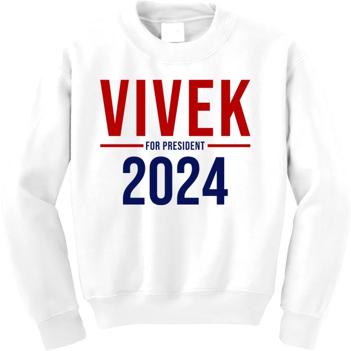 Vivek For President 2024 Election Kids Sweatshirt