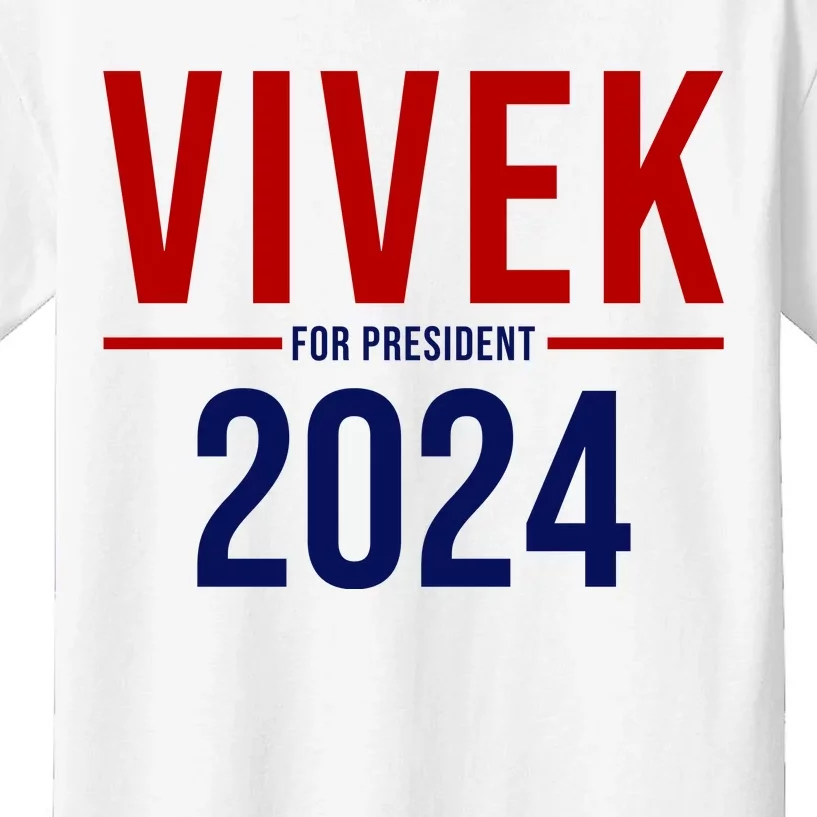 Vivek For President 2024 Election Kids T-Shirt