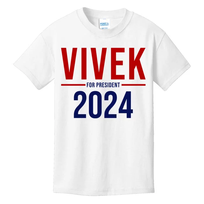 Vivek For President 2024 Election Kids T-Shirt