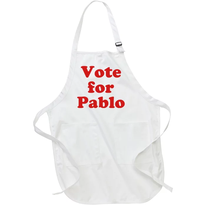 Vote For Pablo Full-Length Apron With Pocket