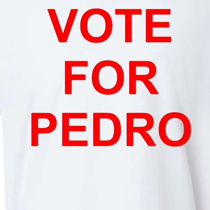 Vote Fro Pedro Ringer Sueded Cloud Jersey T-Shirt