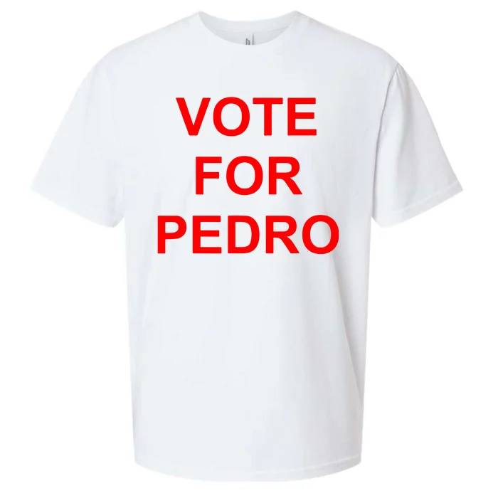 Vote Fro Pedro Ringer Sueded Cloud Jersey T-Shirt