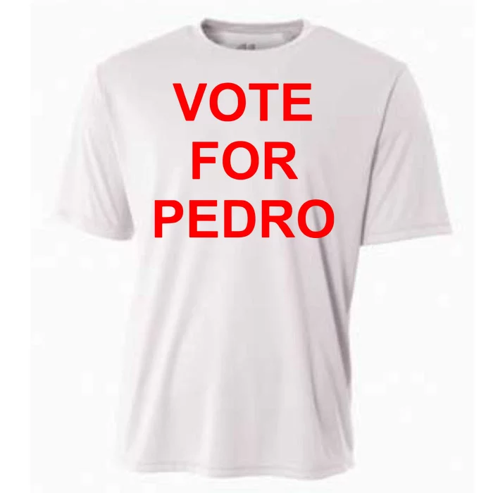 Vote Fro Pedro Ringer Cooling Performance Crew T-Shirt