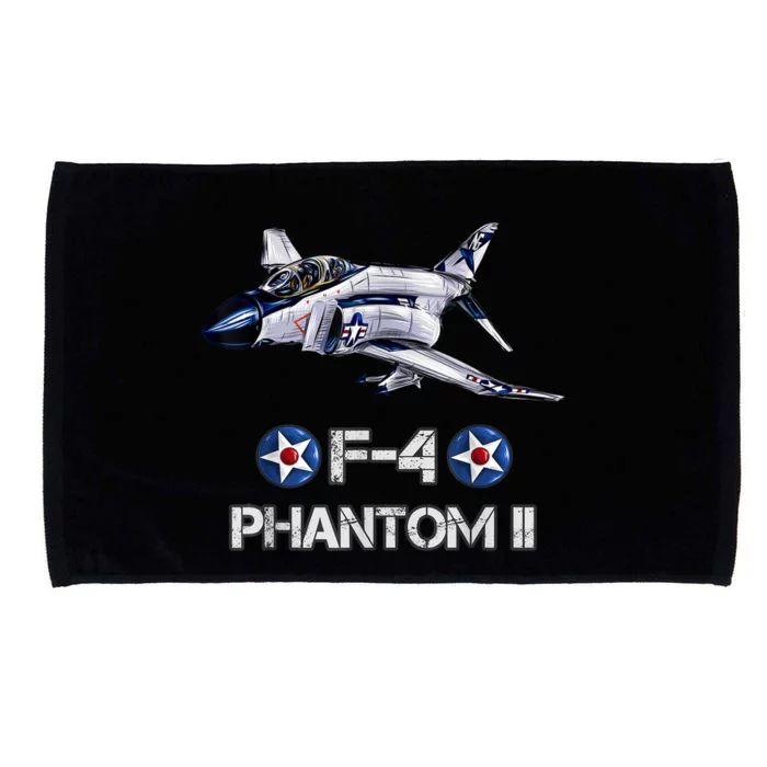 Vintage F4 Phantom II Jet Military Aviation Microfiber Hand Towel