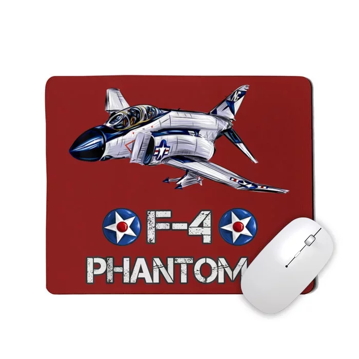 Vintage F4 Phantom II Jet Military Aviation Mousepad