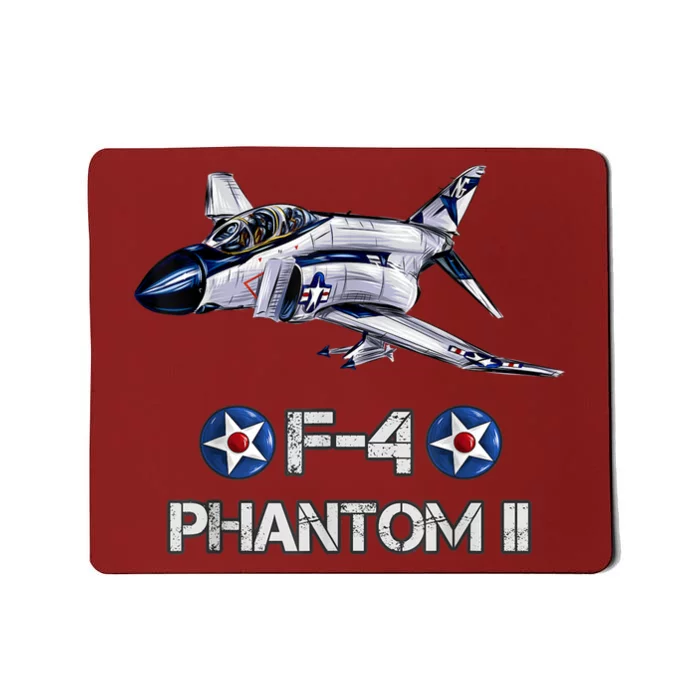 Vintage F4 Phantom II Jet Military Aviation Mousepad