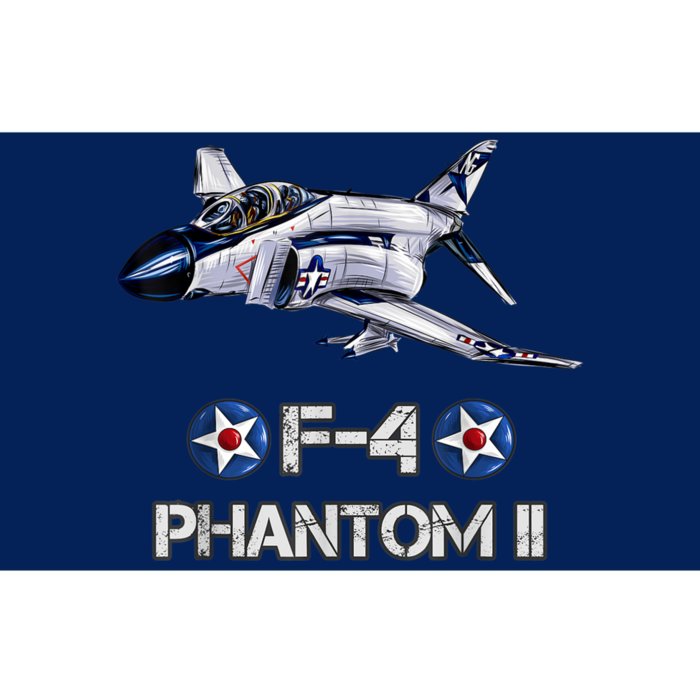 Vintage F4 Phantom II Jet Military Aviation Bumper Sticker