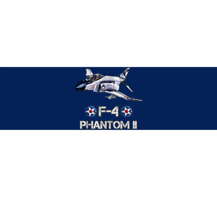 Vintage F4 Phantom II Jet Military Aviation Bumper Sticker