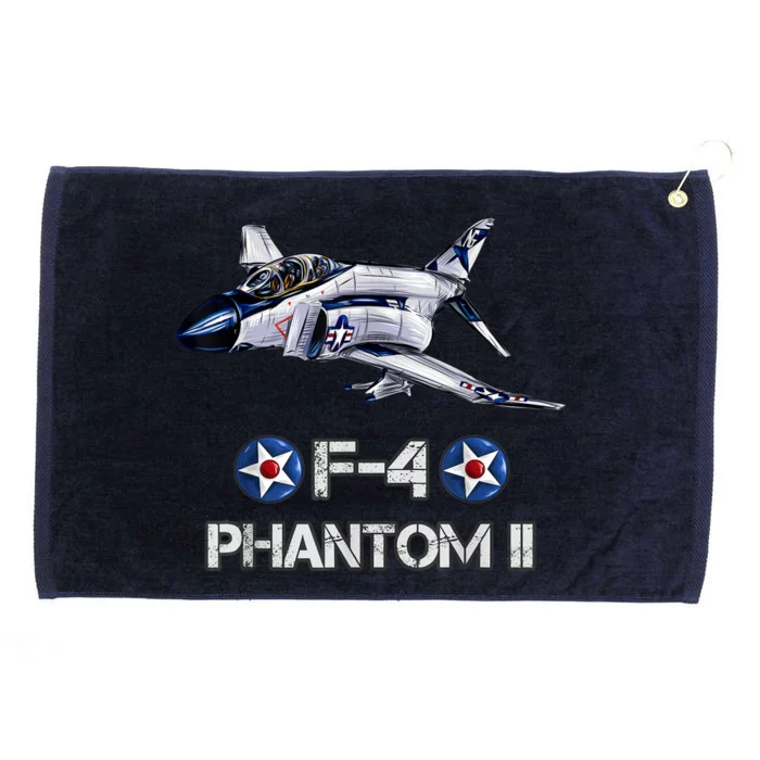 Vintage F4 Phantom II Jet Military Aviation Grommeted Golf Towel