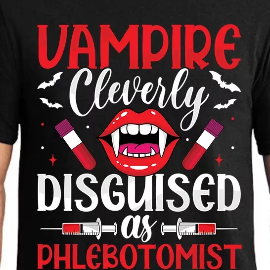 Vampire Funny Phlebotomist Phlebotomy Technician Nurse Gift Pajama Set