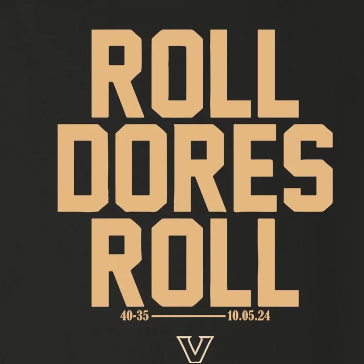 Vanderbilt Football Roll Dores Roll Toddler Long Sleeve Shirt