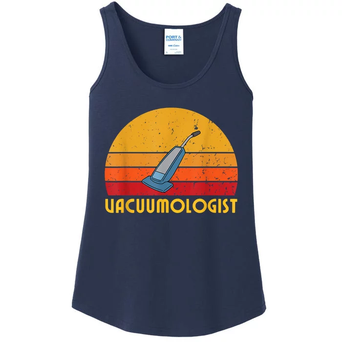 Vacuumologist Funny Retro Vintage Vacuum Cleaner Gift Ladies Essential Tank