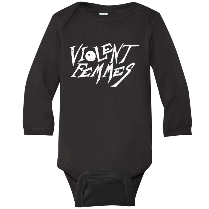 Violent Femmes Stinky Distressed Baby Long Sleeve Bodysuit