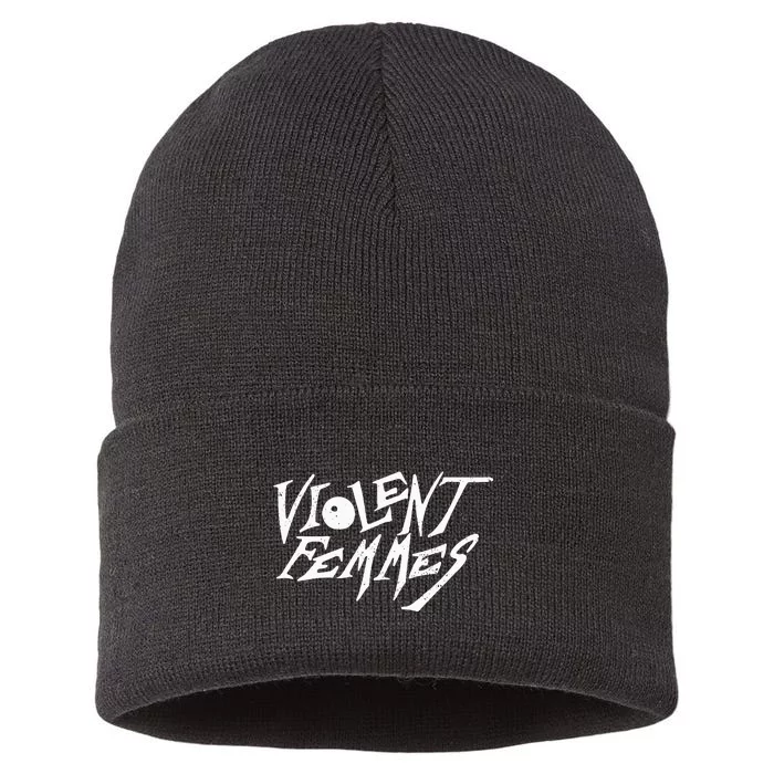 Violent Femmes Stinky Distressed Sustainable Knit Beanie