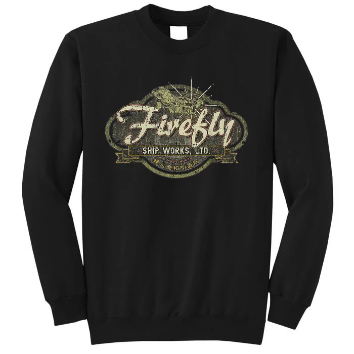 Vintage Firefly Ship Works Distressed Tall Sweatshirt