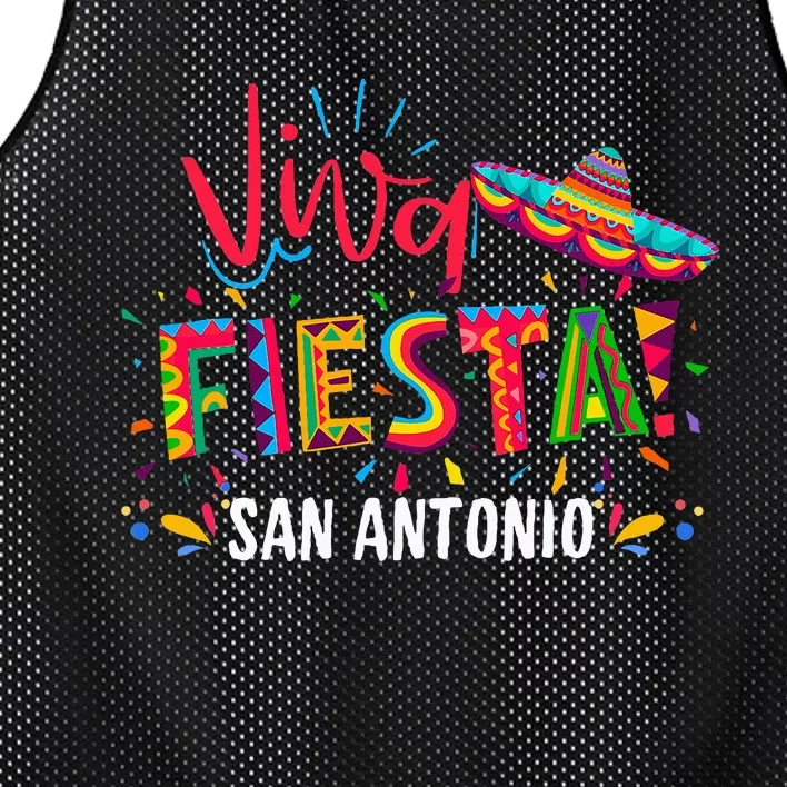 Viva Fiesta San Antonio Cinco De Mayo Sombrero Mesh Reversible Basketball Jersey Tank