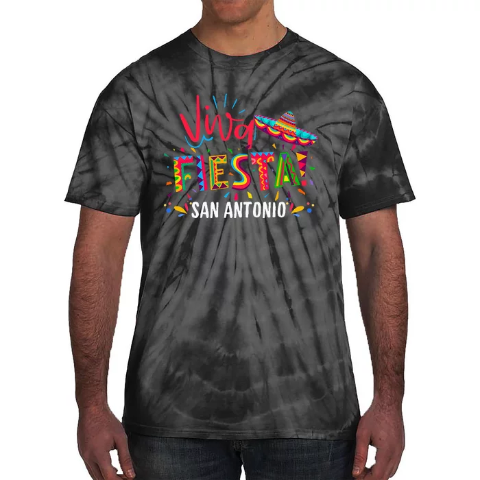 Viva Fiesta San Antonio Cinco De Mayo Sombrero Tie-Dye T-Shirt