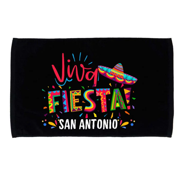 Viva Fiesta San Antonio Cinco De Mayo Sombrero Microfiber Hand Towel