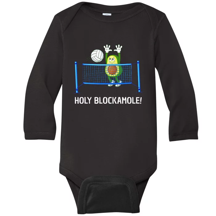 Volleyball For Setter Libero Play Volleyball Baby Long Sleeve Bodysuit