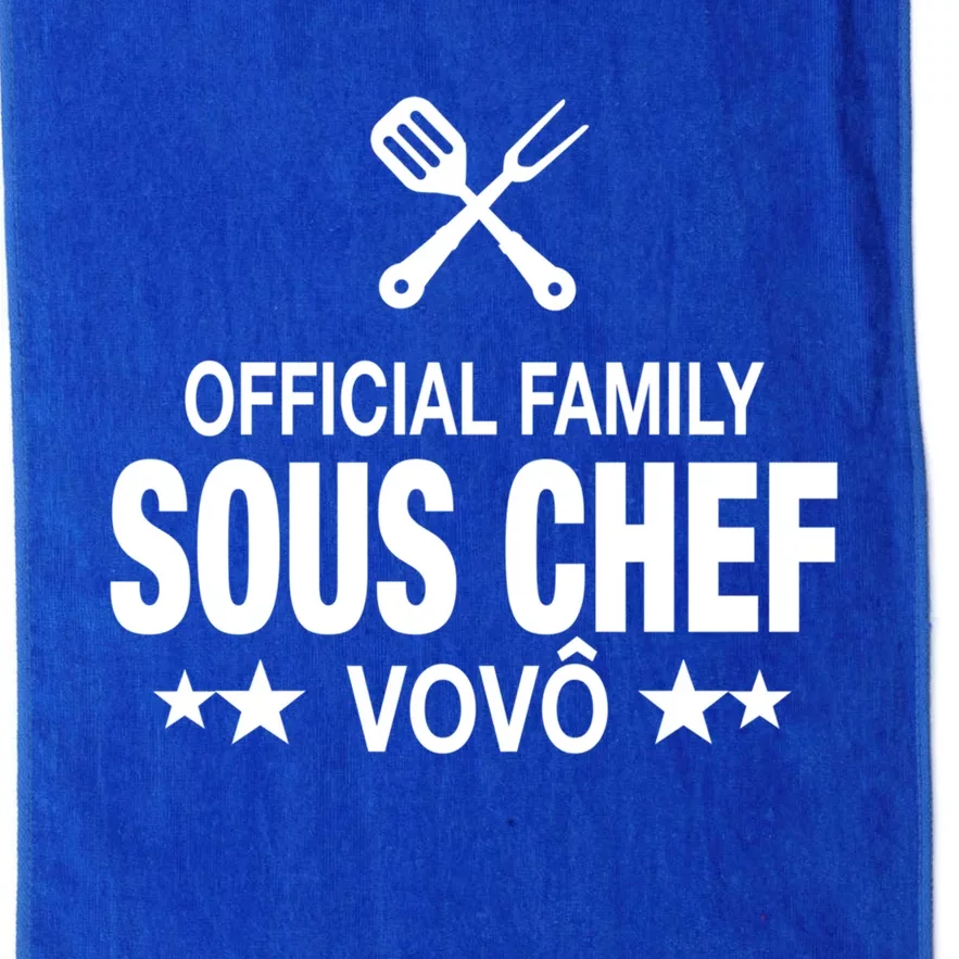 Vovo Family Sous Chef Funny Cooking Vovo Great Gift Platinum Collection Golf Towel