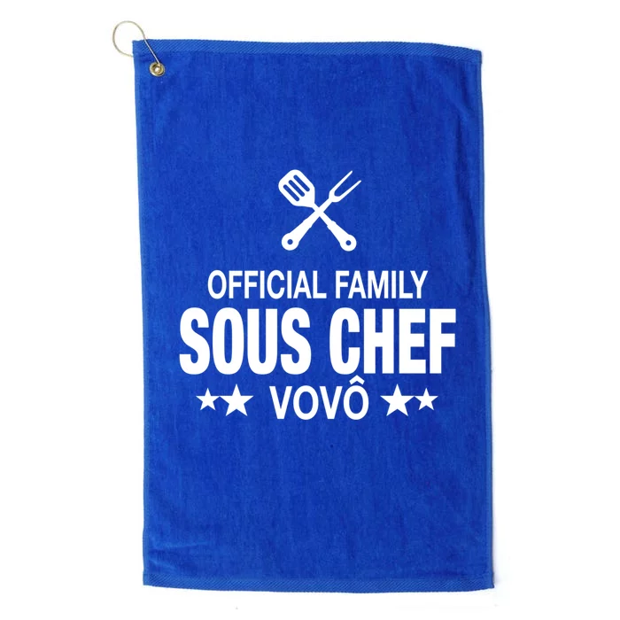 Vovo Family Sous Chef Funny Cooking Vovo Great Gift Platinum Collection Golf Towel