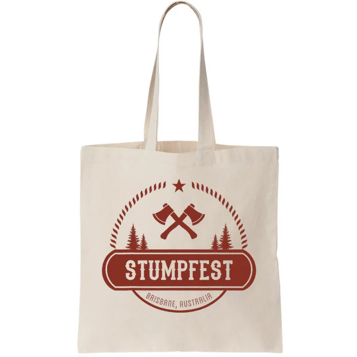 Vintage Funny Stumpfest 2024 Brisbane Get Sweaty Tote Bag