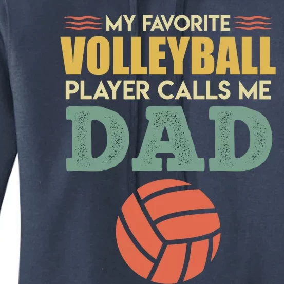 Volleyball Father Saying Volleyballer Gift Women's Pullover Hoodie