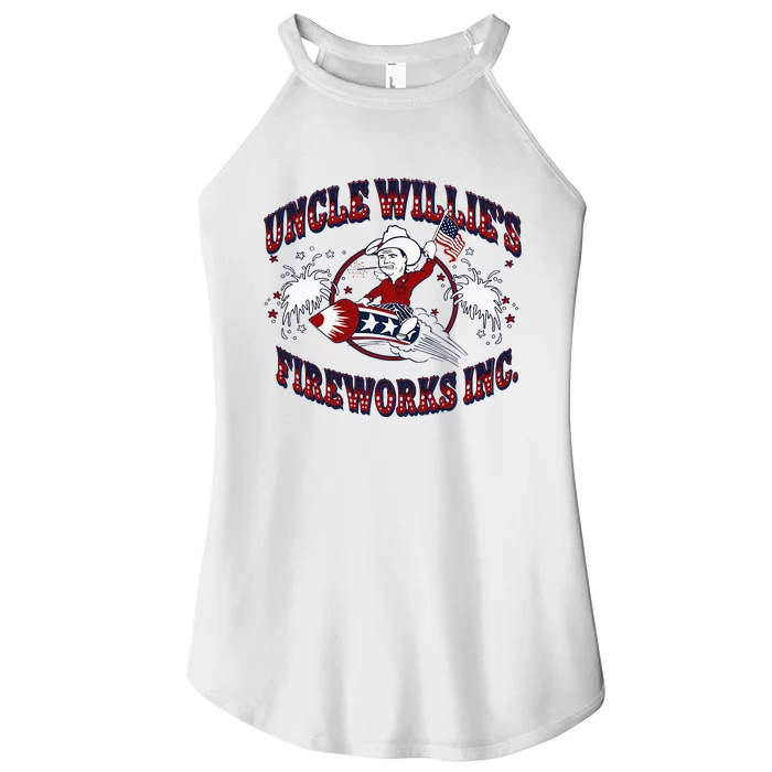 Vintage Fireworks Stand Design Women’s Perfect Tri Rocker Tank