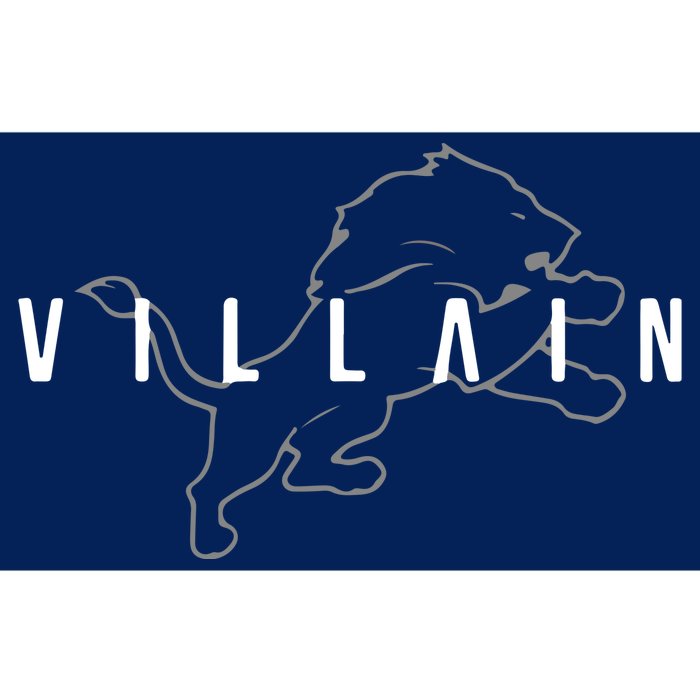 Villain Football Sports Fan Bumper Sticker