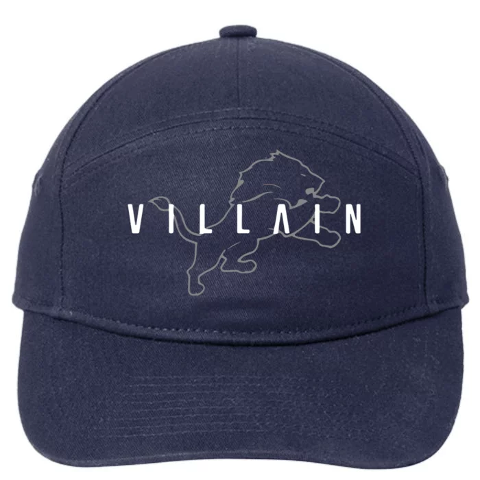 Villain Football Sports Fan 7-Panel Snapback Hat