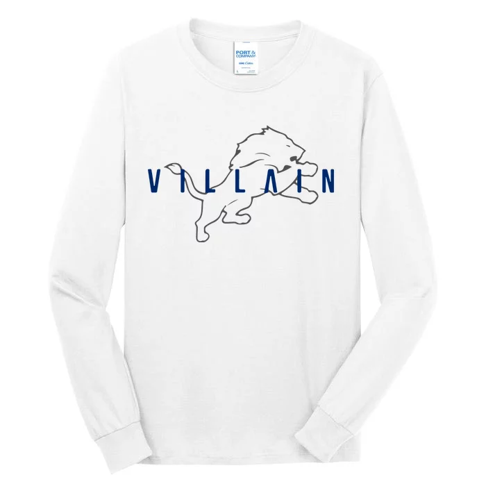 Villain Football Sports Fan Tall Long Sleeve T-Shirt