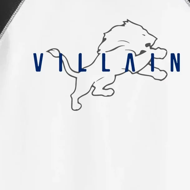 Villain Football Sports Fan Toddler Fine Jersey T-Shirt