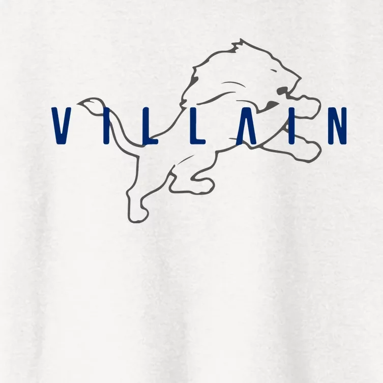 Villain Football Sports Fan Women's Crop Top Tee