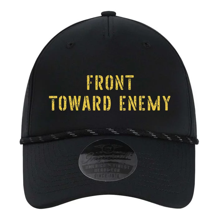 Vintage Front Toward Enemy Military Quote Front Toward Enemy Performance The Dyno Cap