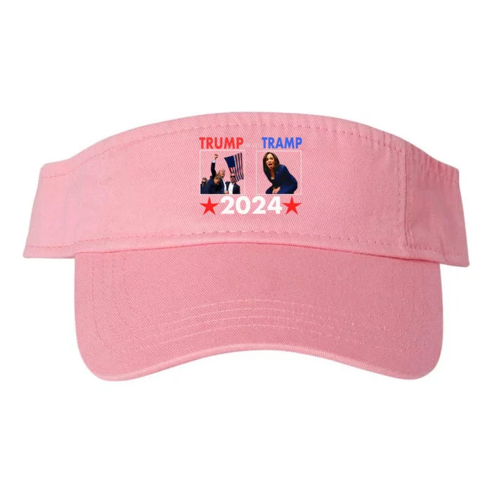 Vote For Trump Trump Vance 2024 Valucap Bio-Washed Visor