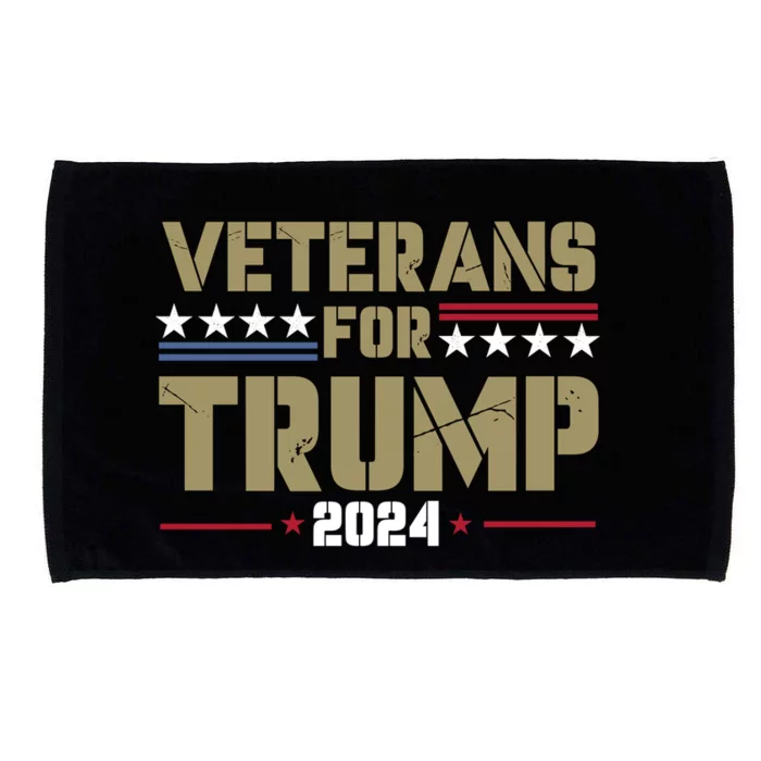 Veterans For Trump 2024 éLection 2024 Microfiber Hand Towel