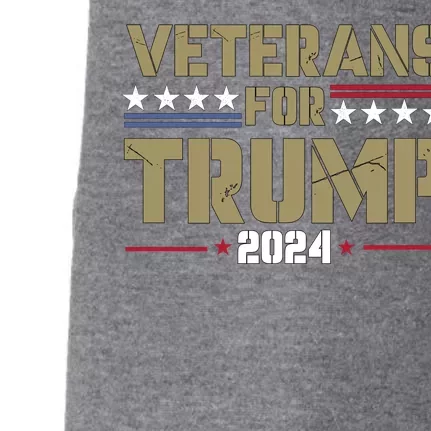 Veterans For Trump 2024 éLection 2024 Doggie 3-End Fleece Hoodie