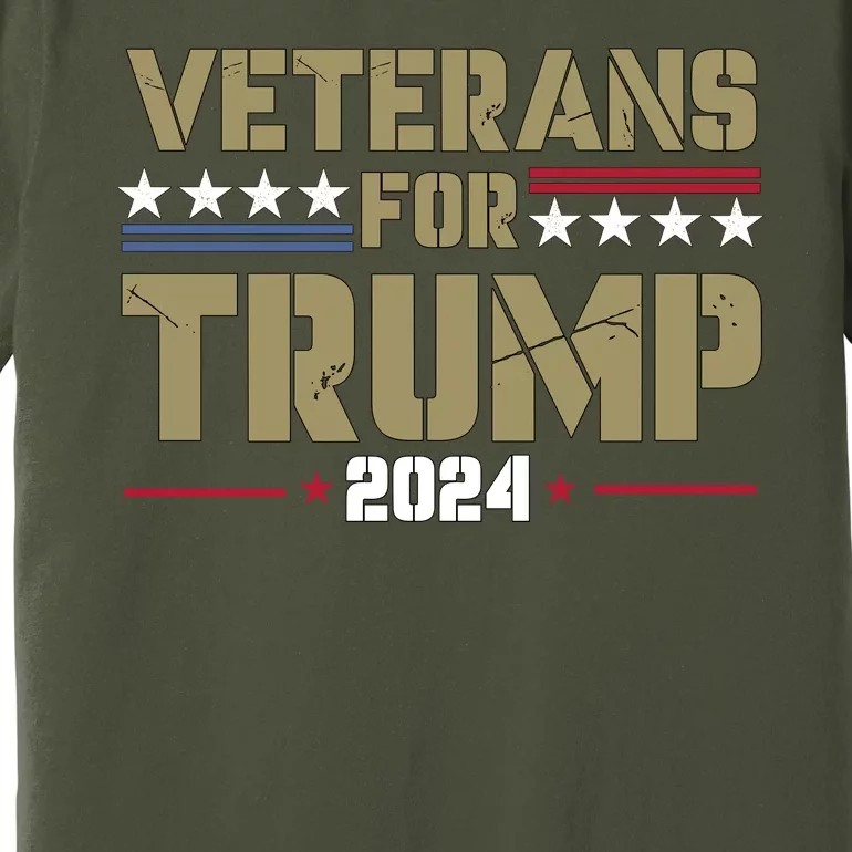 Veterans For Trump 2024 éLection 2024 Premium T-Shirt