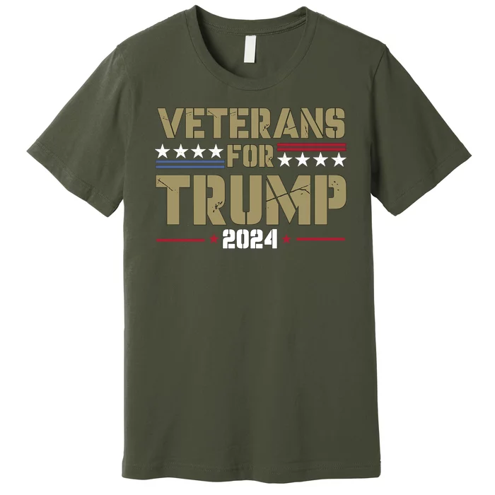 Veterans For Trump 2024 éLection 2024 Premium T-Shirt