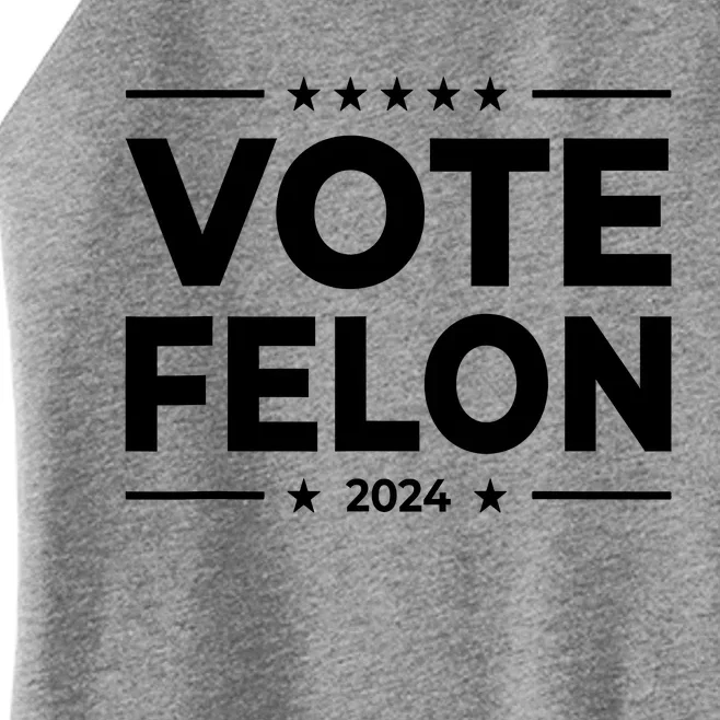 Vote Felon Trump 2024 Usa United States Stars Women’s Perfect Tri Rocker Tank