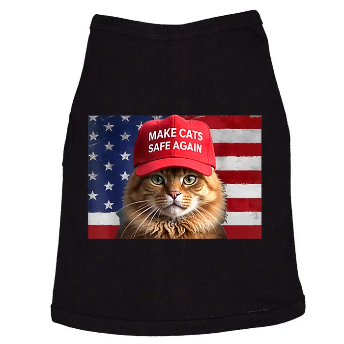 Vote For Trump Make Cats Safe Again Gift Doggie Tank