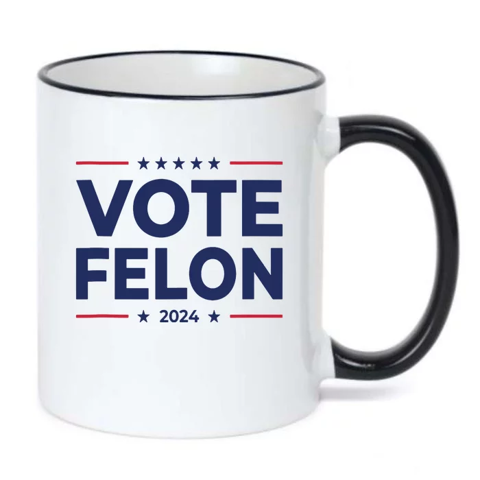 Vote Felon Trump 2024 45 And 47 Funny Vote For The Felon Tank Top Black Color Changing Mug