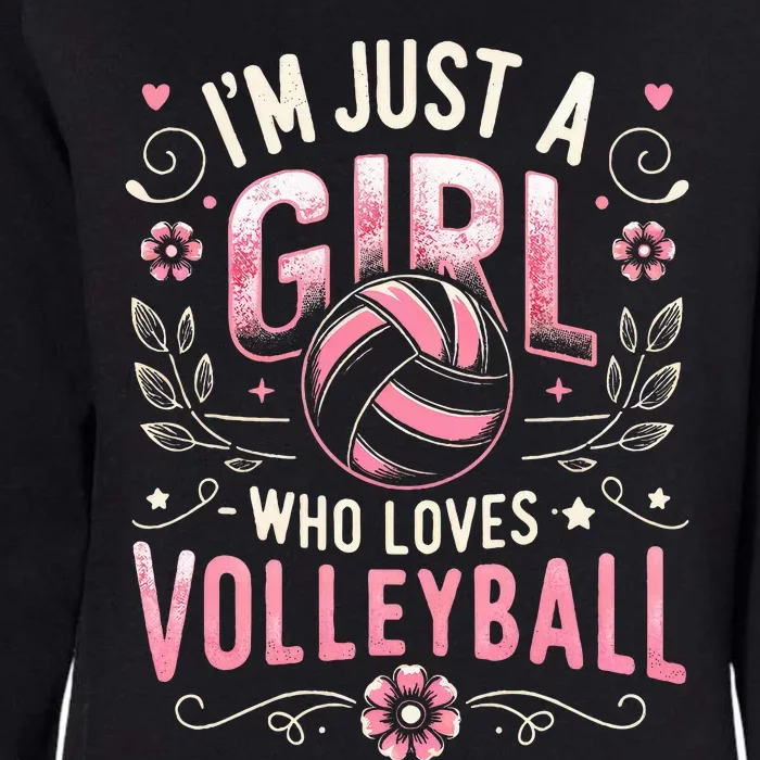 Volleyball For Teens Wo Girl Who Loves Volleyball Womens California Wash Sweatshirt